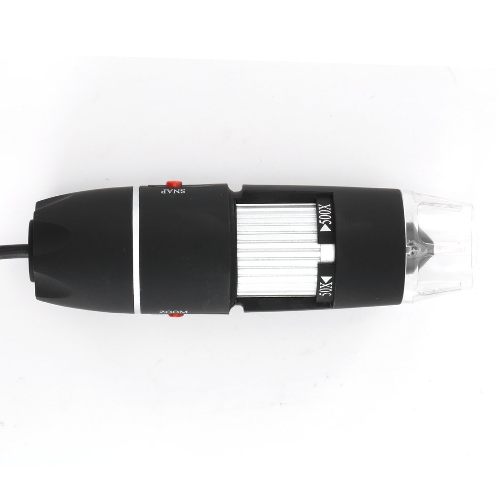 USB Electronics Digital Microscope 50X to 500X Magnifying Electron Biological Endoscope Built Led Lights with Bracket and CD