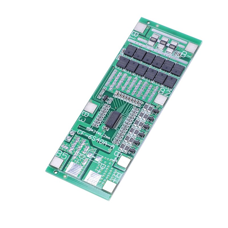 24V 6S 40A 18650 batteria al litio agli ioni di litio proteggi scheda illuminazione solare Pcb Bms con bilanciamento per Scooter Ebike