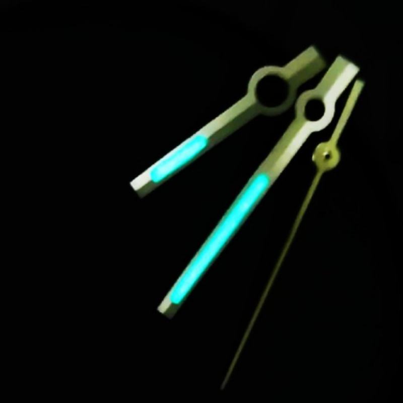Mod 2824 Sterke Blauwe Lichtgevende Datum Horloge Wijzers 8215 Pointer Past voor RLX 8215 8213 2824 2836 Mechanische Beweging