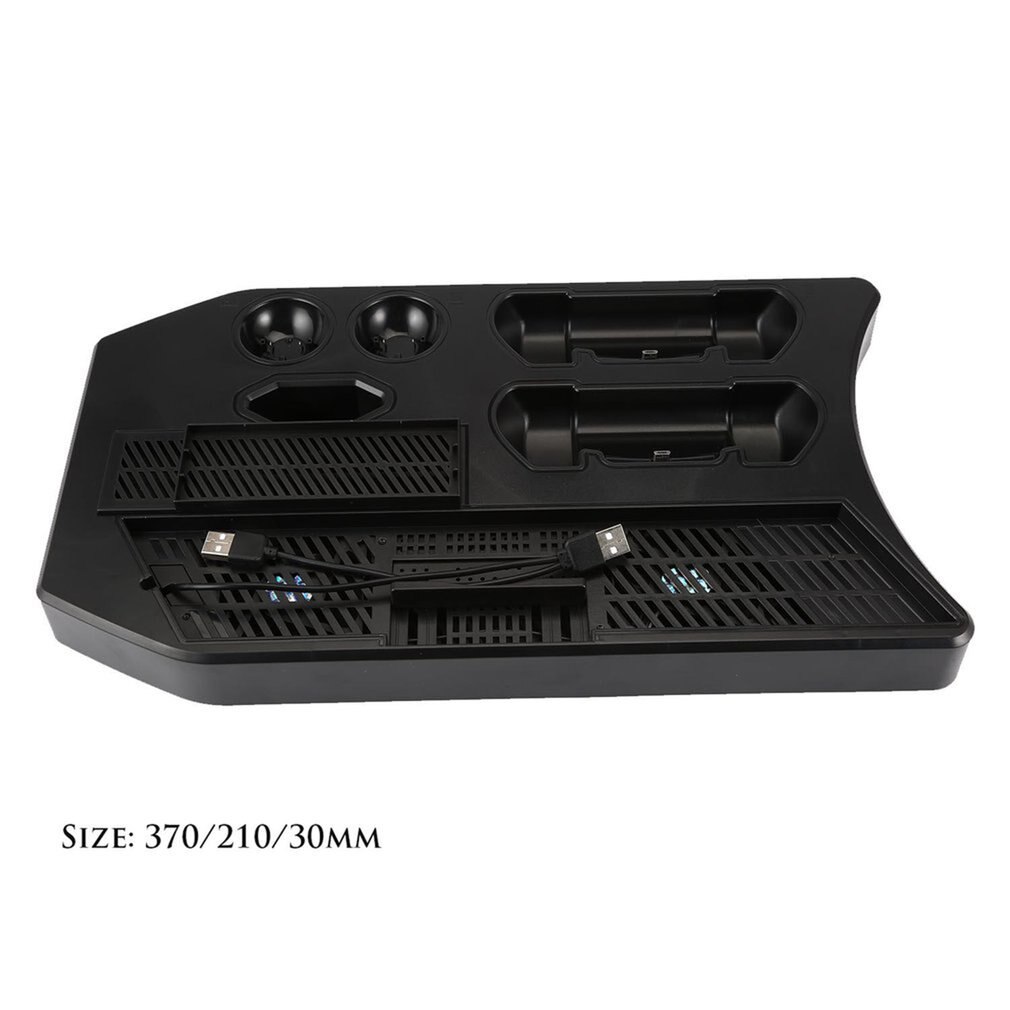 KJH-soporte Vertical para mando, base de carga, enfriador para PS, Move, PS4 Slim, PS4 Pro, PSVR/PSVR2
