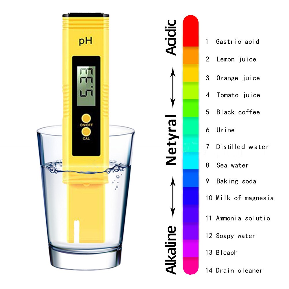 Lcd Digitale Ph Meter Draagbare Digitale Water Tester Ph Pen Aquarium Zwembaden Wijn Monitor Tds Waterkwaliteit Tester Meter