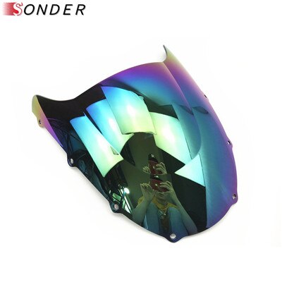 Motocykle szyby podwójne bańka części dla Kawasaki NINJA ZX9R ZX-9R ZX 9R 1998 1999 akcesoria 98 99: iryd