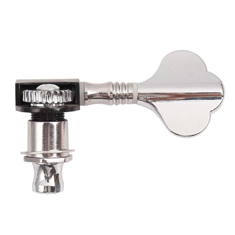 A Set of 4 Pcs Chrome Bass Tuning Pegs Machine Heads Tuners for Bass Guitar Accessories Parts Musical Instrument(4R)