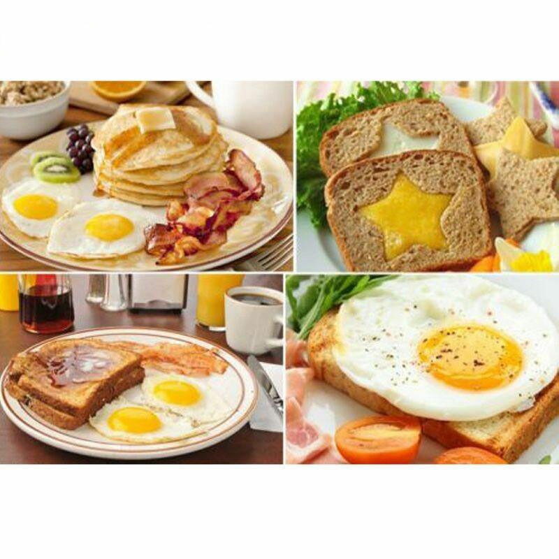 Le plus oeuf frit crêpe shaper en acier inoxydable Shaper moule moule cuisine anneaux coeur