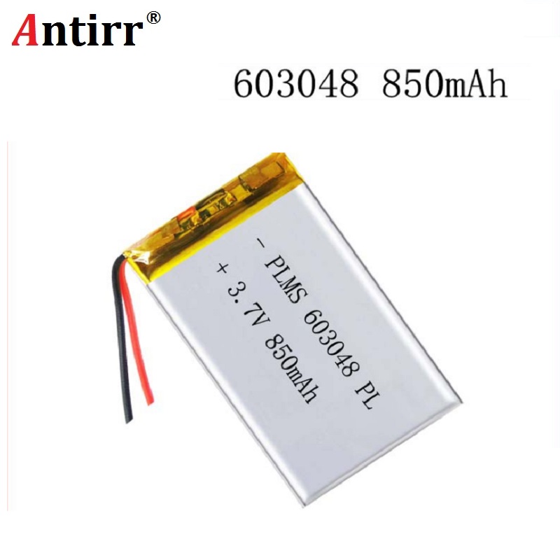 3.7V MP3 MP4 Gps 603048 603048 Lithium Polymeer Batterij Draadloze Telefoon 850 Mah