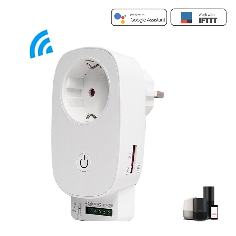 Wifi garageportöppnare fjärrkontroll brytare fungera med tuya iftt smart life app alexa google home roller sensor automation eu p