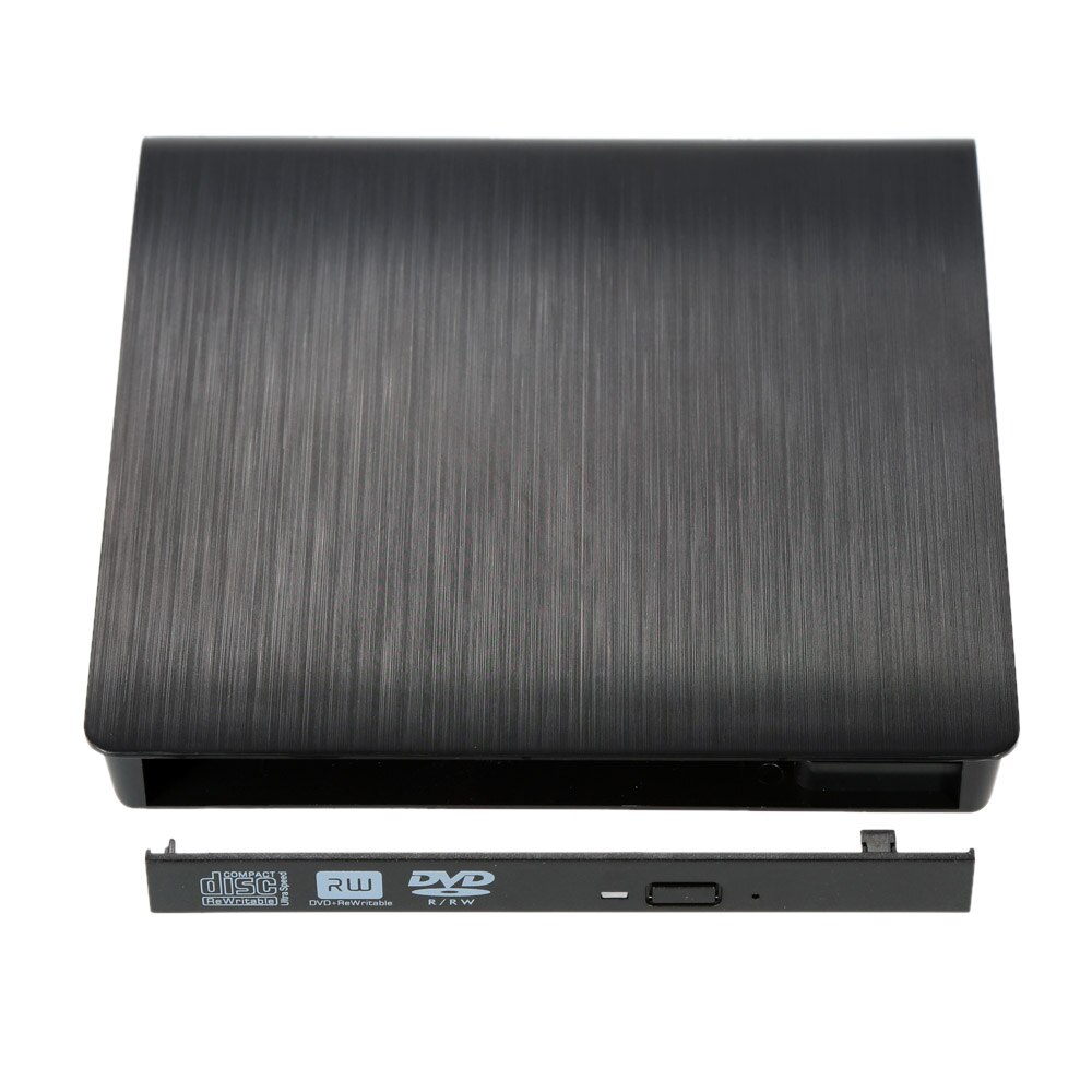 Caja de unidad de disco óptico externo para PC, portátil, USB 3,0, SATA, 9,5mm, ultradelgada