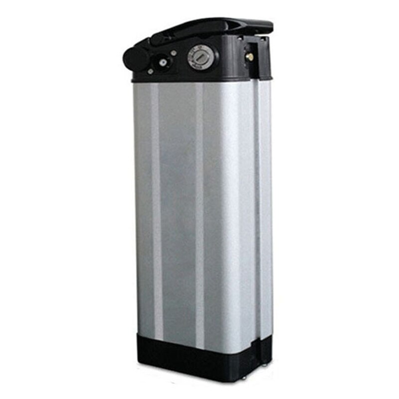 Elcykel plast lithium batteri boks 36v/48v/60v stor kapacitet 18650 holder kuffert cykel tilbehør: Default Title