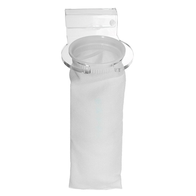 Soporte para calcetines y filtro de Acuario, Burbuja Magus, rejilla para filtro de pecera, bolsas de calcetines, cesta de plástico transparente de 4 pulgadas y 7 pulgadas