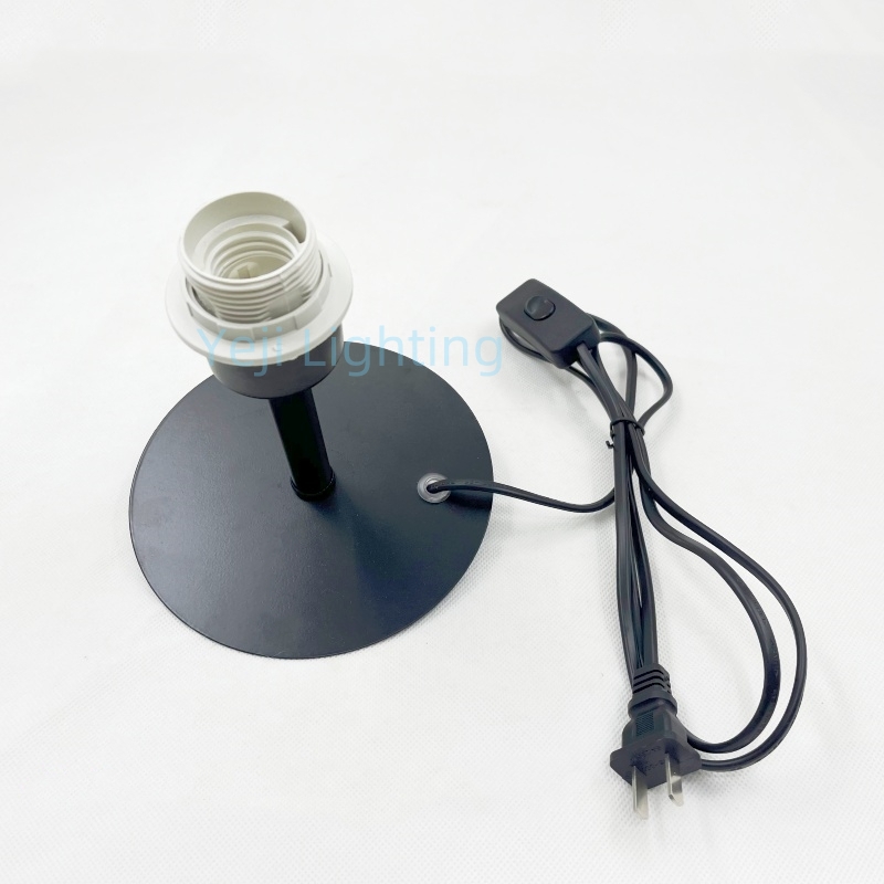 Moderne vasemodifisering gjør-det-selv lampefot skrivebordslampe med kabel ledning lampemodifisering vase bordlampemodifisering  e27- holderlampe