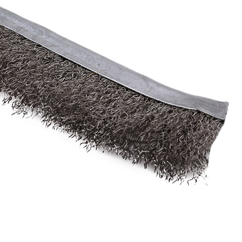 Red Handle Steel Wire Brush Copper Plating Derusting Brush Barbecue Mesh Cleaning Accessories