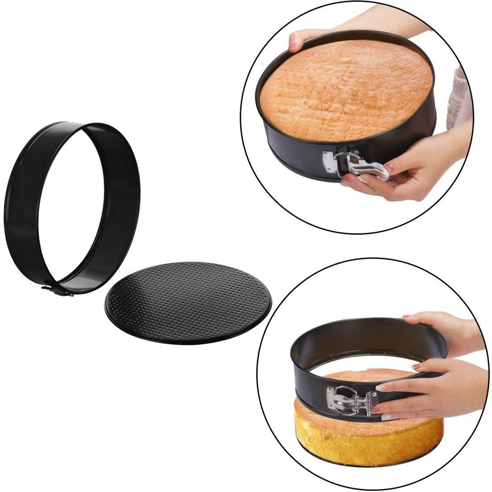 Equipo para decorar tortas de acero inoxidable, 458 Uds., conjunto completo de utensilios de pastelería de 4-7-10 pulgadas, tocadiscos, utensilios de cocina para hornear