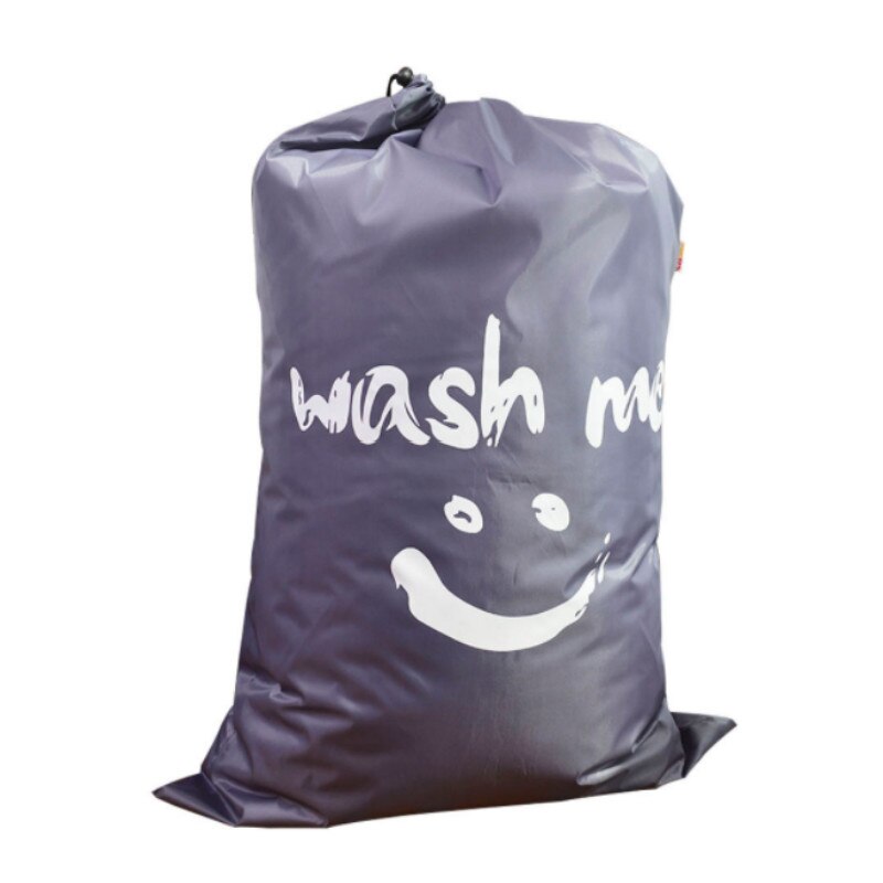 Large Capacity Foldable Nylon Drawstring Bag Dirty Clothes Drawstring Storage Bags Ladies Laundry Bag