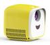 Mini Tasche Beamer WIFI USB Kinder tragbar Beamer 1000 Lumens 1080P HD Beamer LED Heimat Theater Kino HD USB HDMI: Gelb