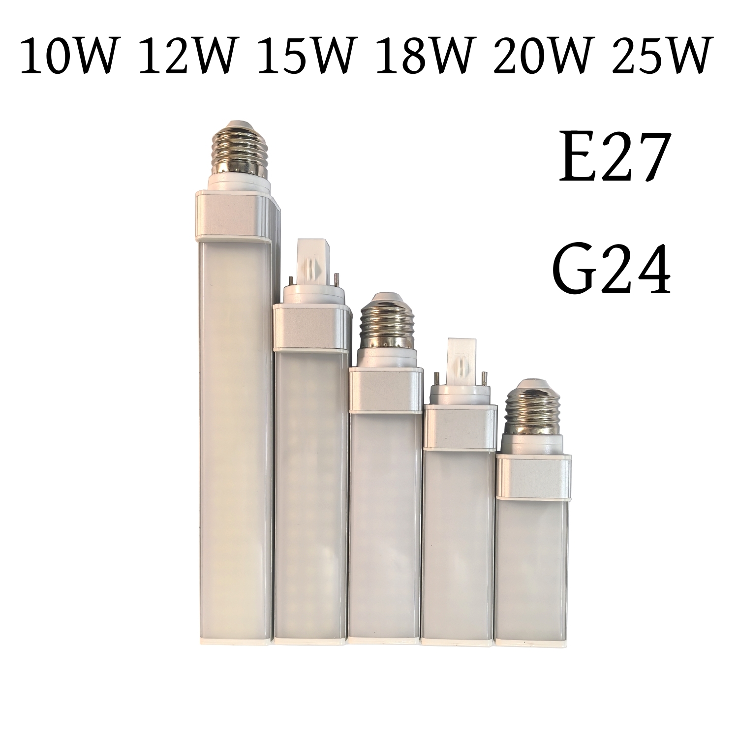 10W 12W 15W 18W 20W 25W E27 G24 Led Maïs Lamp Lamp Smd 5730/5630 Schijnwerper 180 Mate AC85-265V Horizontale Plug Licht