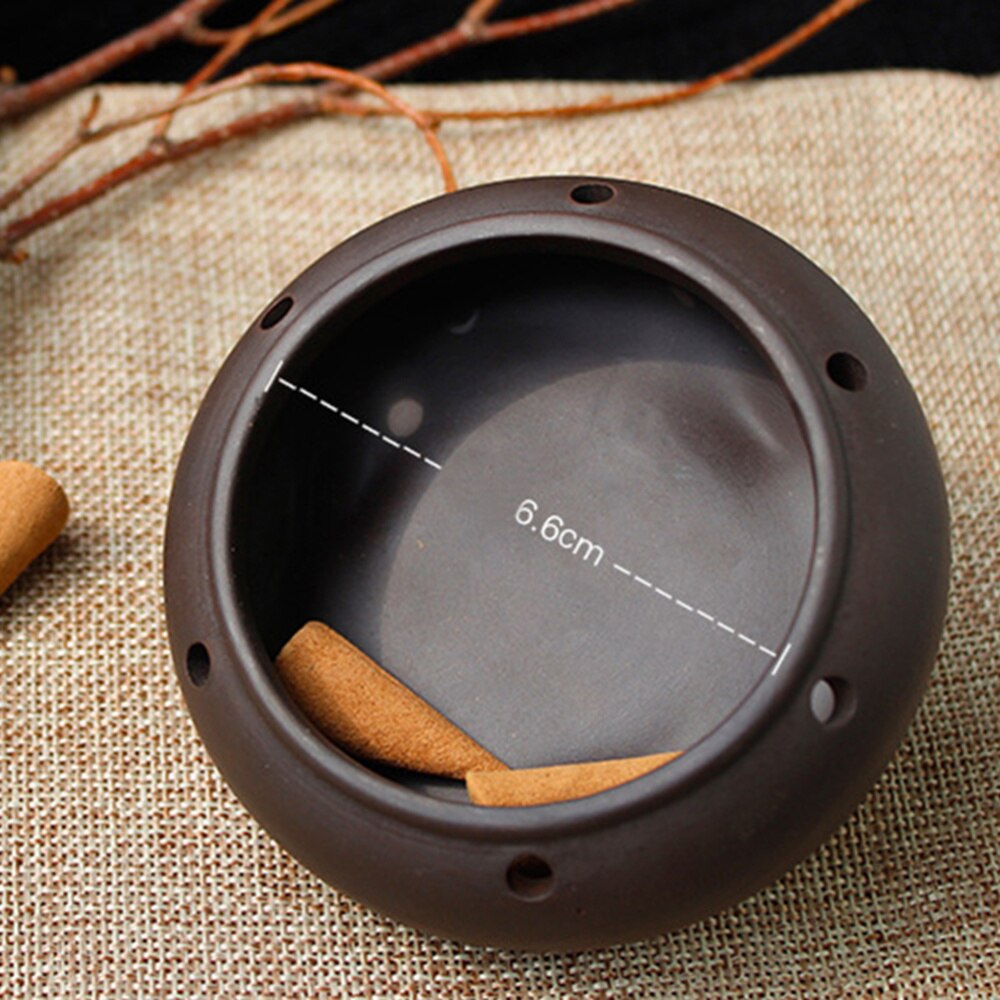 Unique Incense Burner Antique Incense Burner Holder Incense Ash Catcher Tray Bowl (9.5x7cm)