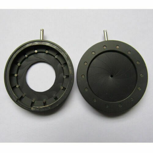 Iris mécanique multi-tailles, diaphragme d&#39;ouverture réglable pour Microscope/caméra 1 pièce: 1PC Dia. 1.5-26MM
