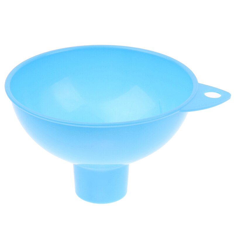 Plastic Oil Fuel Funnel Hopper Kitchen Gadgets Home Wide Mouth Wear-Resistant 1 Pcs: Blue