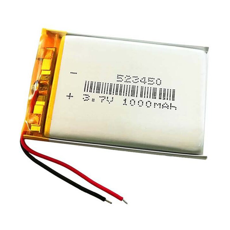 10 stks 3.7 v 1000 mah 503450 503450 p Lithium-polymeer LiPo Oplaadbare Batterij Voor MP3 DVD PAD Camera recorder 5*34*50
