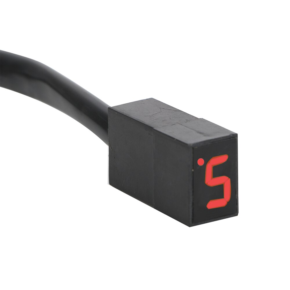 LEEPEE Gear Indicator Motorcycle Exterior Universal 5 Gears LED Display Motorcycle Shift Lever Sensor