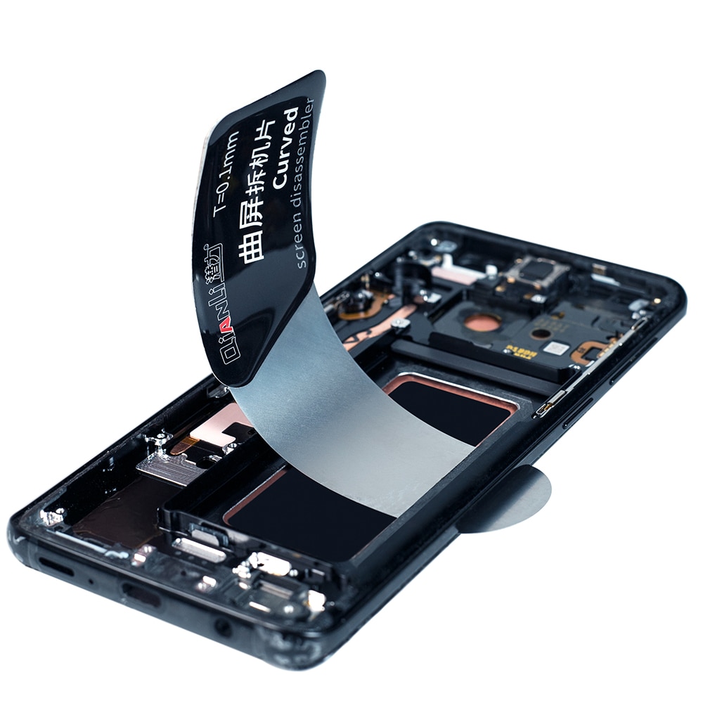 Qianli toolplus mobiltelefon buet lcd-skærm åbning lirke værktøj ultra tynd fleksibel rustfri stål lirke spudger værktøj