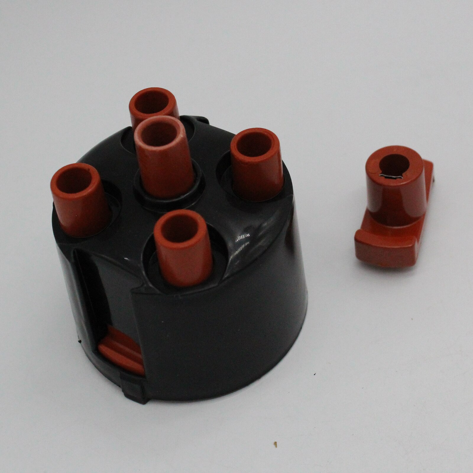 Black Car Auto Ignition Distributor Cap and Rotor Kits 8 cm Fit for