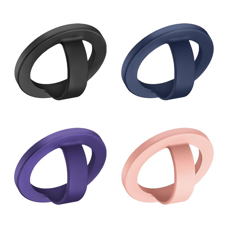 Siliconen Magnetische Ring Stand Cover voor iPhone 11 12 13 Pro XS Max XR XS X 8 7 6s Plus Soft Stand Vinger Houder Cover, oranje, Voor iphone 7