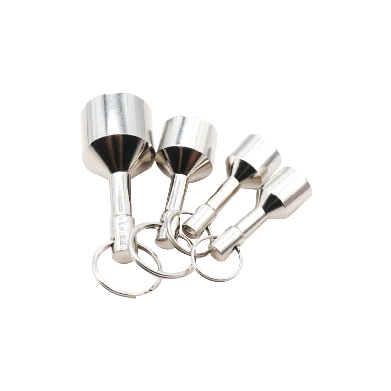 Neodymium magneet sleutelhanger magnetische gewicht hanger sterke magnetische sluitingen met roestvrijstalen magneetring voor kettingen sleutelhanger