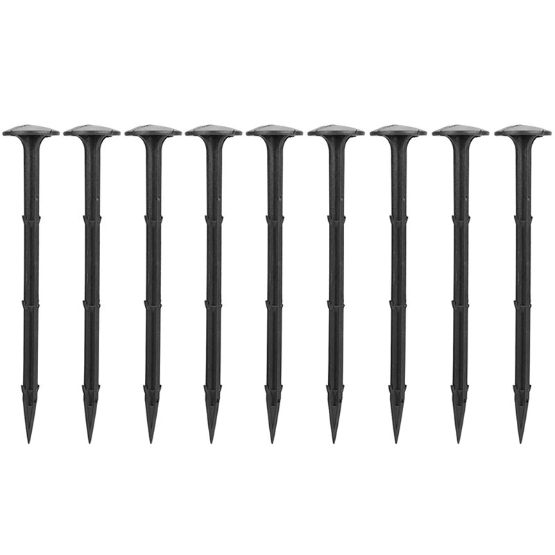 Plastic tentharing, onbreekbaar, onbuigzaam, tuinharingen, kampeerluifel, luifelharing, spijker, schroef, accessoire: Default Title