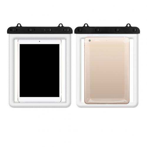 Fodral för ipad vattentät undervattens surfplatta skyddsfodral torr förvaringsväska fodral surfplattor & e-bokslåda: Vit