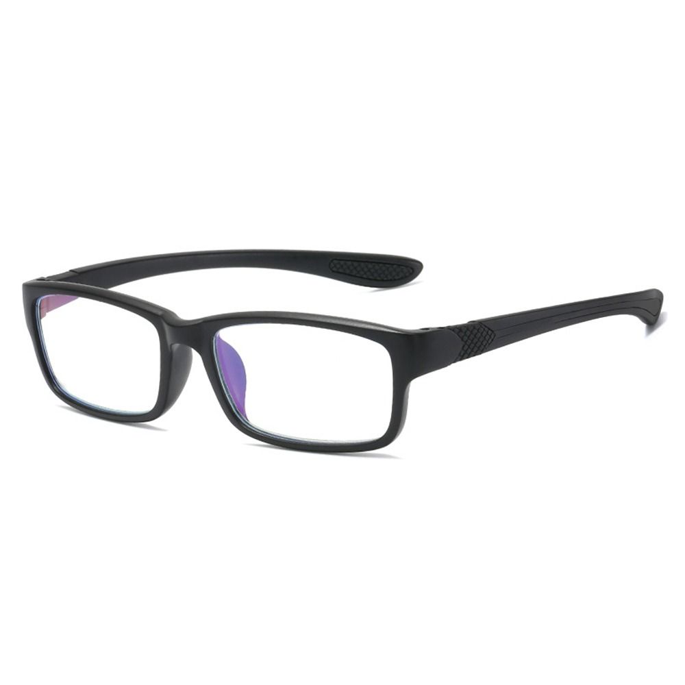 Flexible TR90 Sports Reading Glasses for Men Women Office Anti Blue Light Readers Eyewear Eye Protection Presbyopia Eyeglasses: black / 0