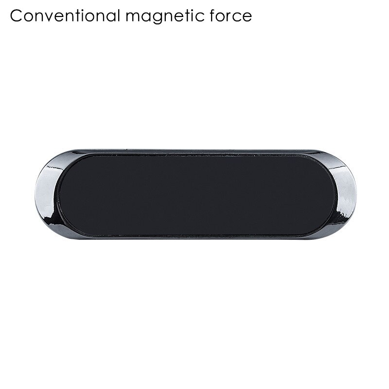 Magnetisk biltelefonholder mobil celle lufthul monteret magnet gps stativ mobiltelefonbeslag mini magnetisk universal patch: Pistolfarve