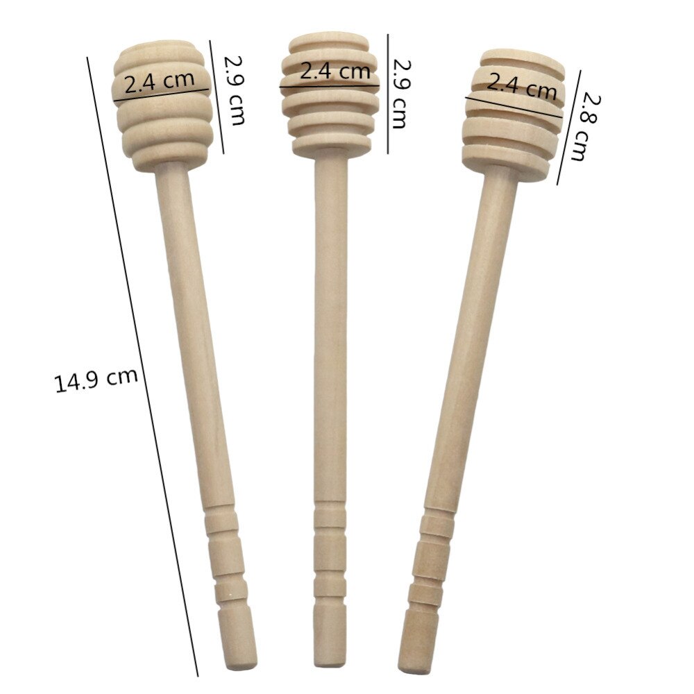 Honey stir bar Bee Tool Honey stick Long handle solid wood Beekeeper Juice stirring stick Apiculture Equipement 20 Pcs