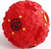 Grote hondenspeeltjes: Rood / 12cm