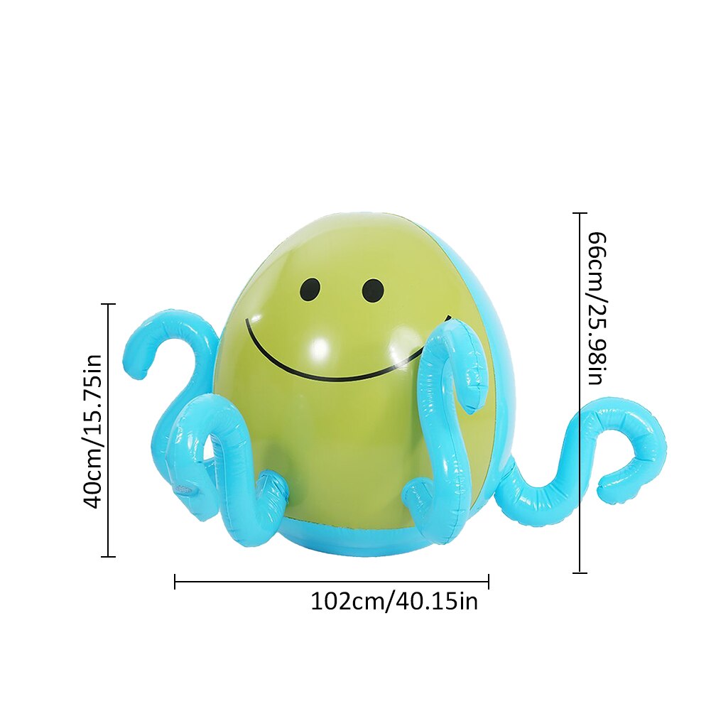 Opblaasbare Spuiten Water Octopus Zomer Kids Outdoor Spelen Water Game Waterstraal Bal Strand Bal Gazon Spel Spuiten Octopus