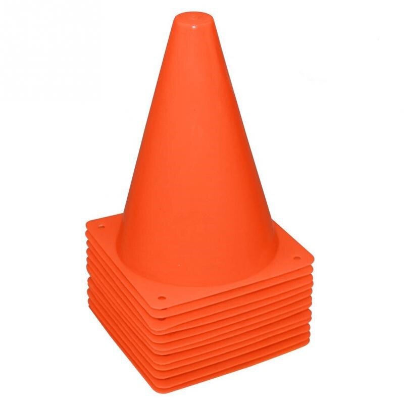 5 stk/sett veikjegle barrikade varselskilt lys trafikksikkerhet bakken plen trening blending betong gymnastikksal beskyttelse 23cm