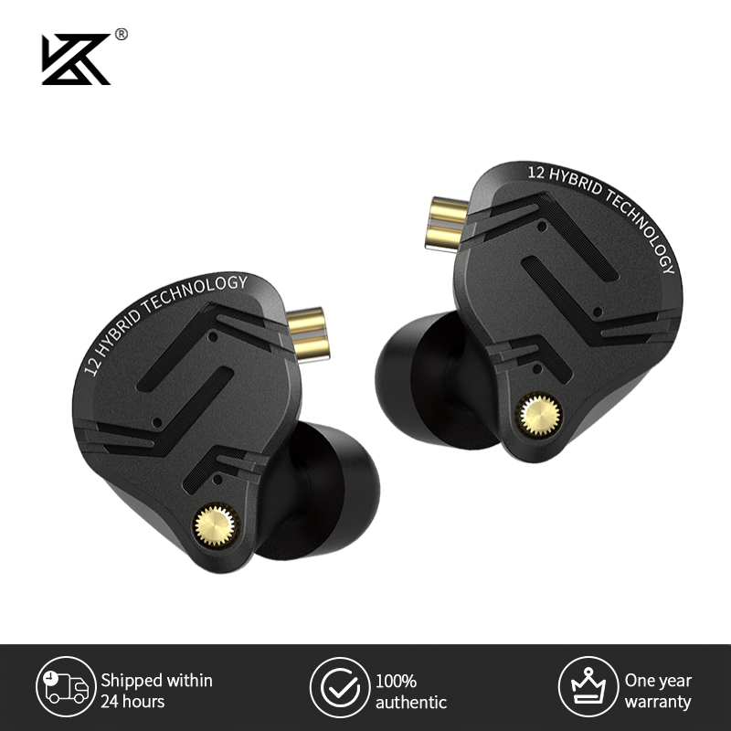 KZ ZS12 PRO X Metalen Koptelefoon 1DD + 5BA Hybride HIFI Bass In Ear Monitor Hoofdtelefoon Muziek Sport Ruisonderdrukkende Headset Aankomst