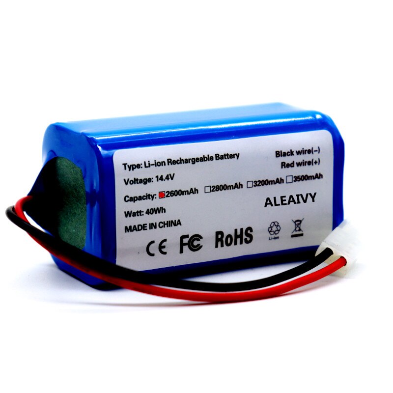 Batería de iones de litio de 14,8 V y 2600mAh para Xiaomi G1 MI, paquete de batería 18650 para Robot aspirador MJSTG1, nueva