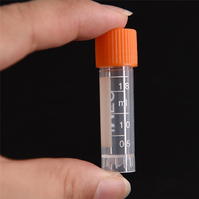 20pcs/lot 1.8ML PP Lab Analysis Freezing Tubes Graduation Centrifuge Tube Volume Vials Bottles With Screw Cap