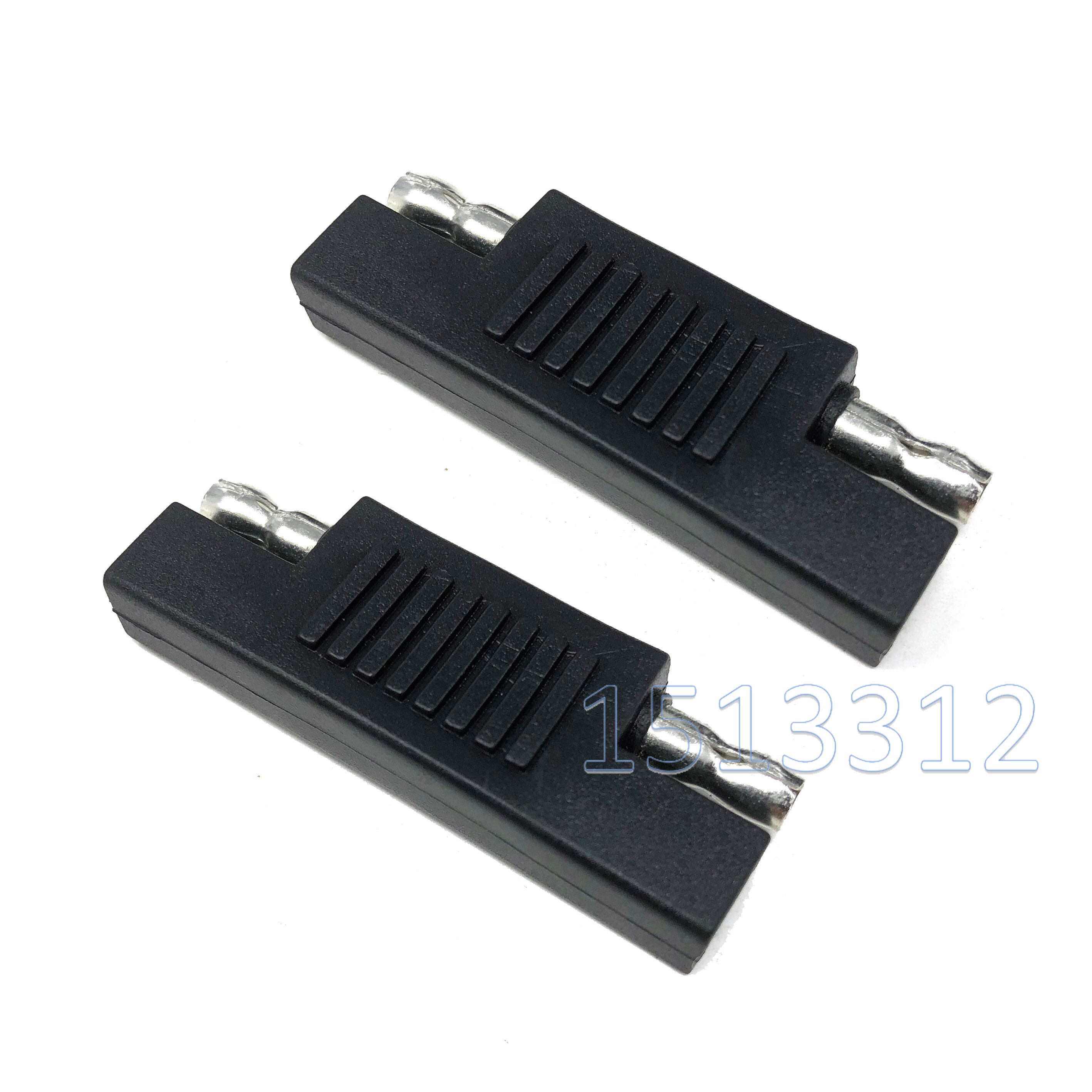 2PCS Solar SAE Polarity Reverse Adapter Connectors For Quick Disconnect Extension Cable Solar Panel Battery Power Maintainer