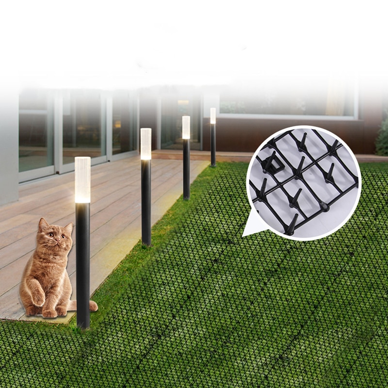 3 größen Anti-katze Netz Garten Balkon Sicherheit Kunststoff Genagelt Netzwerk Anti-katze Und Hund Netz Zaun Hängen fliesen