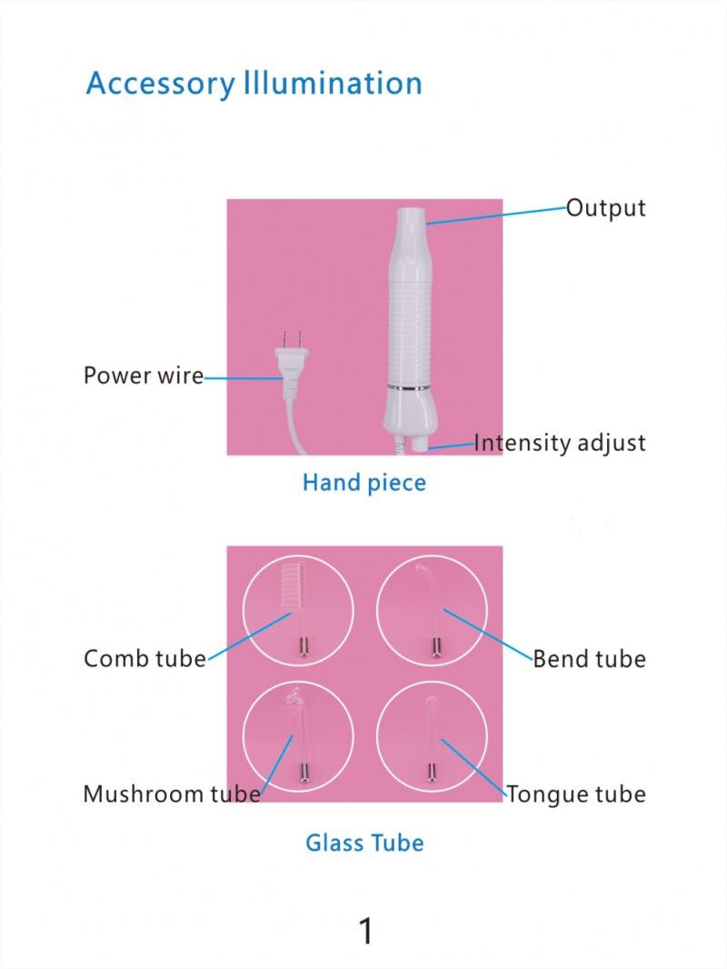 High Frequency Electrotherapy Beauty Instrument High Frequency Electrotherapy Instrument Ozone Electrotherapy Rod