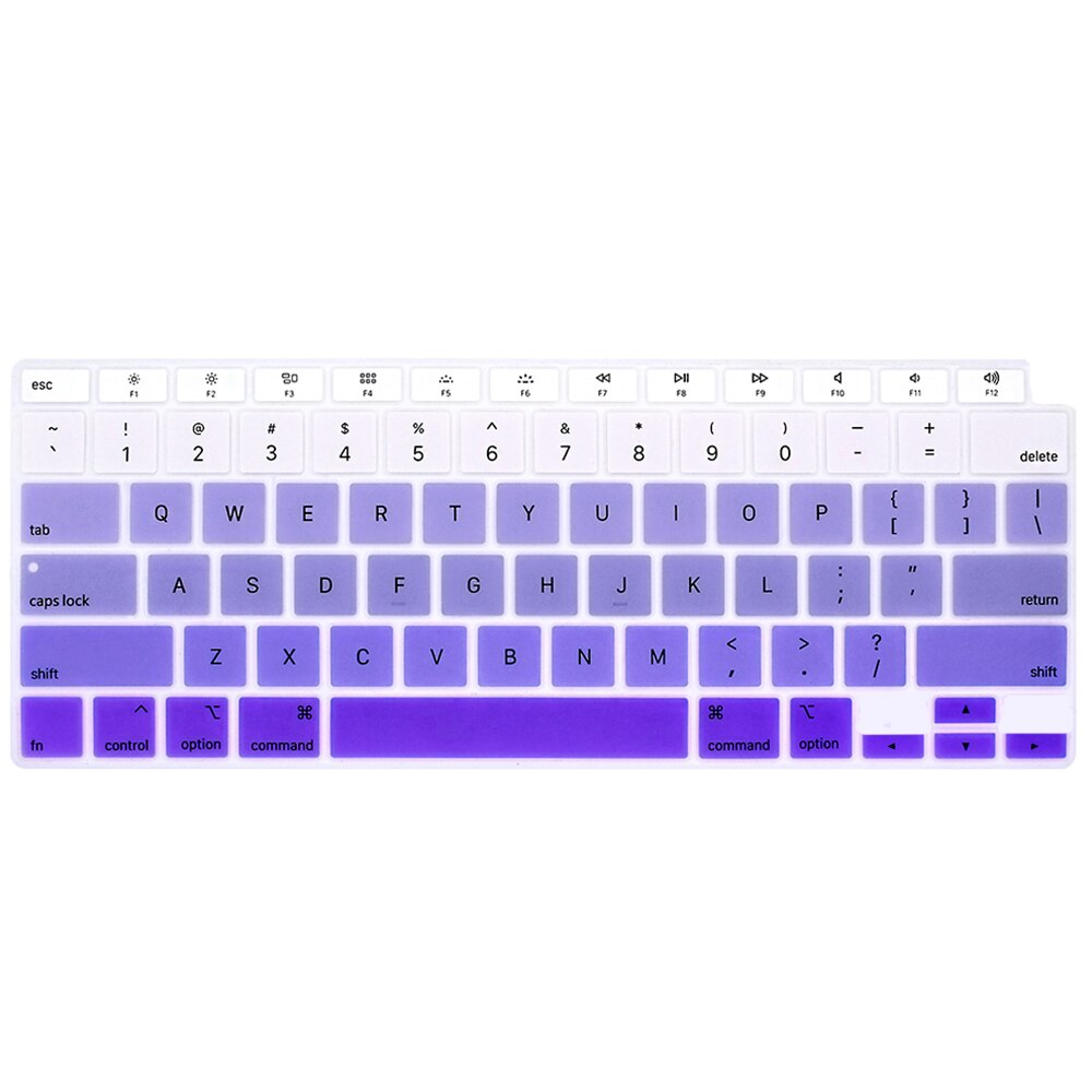 Funda de teclado Air13 para Apple MacBook Air, modelo A2179, cubierta de protección de silicona de Color, accesorios para Mac,