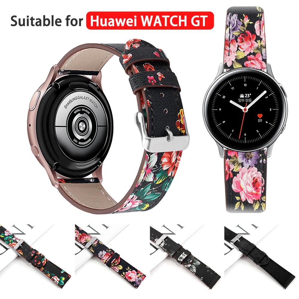 Geschikt Voor Huawei Horloge Gt Serie 22Mm, smart Horloge Polsband Vervanging Riem Lederen Band Horloge Heren Horloge Bandje