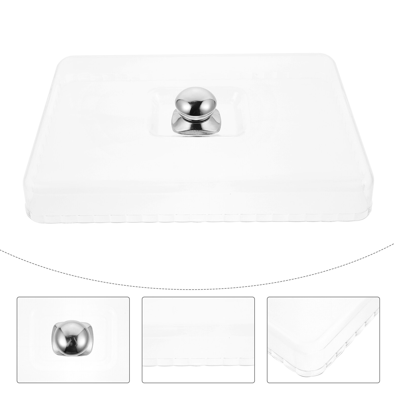 1 Pc Durable Cake Cover Cake Protective Cover Household Dust-proof Cover: 31X21X4CM