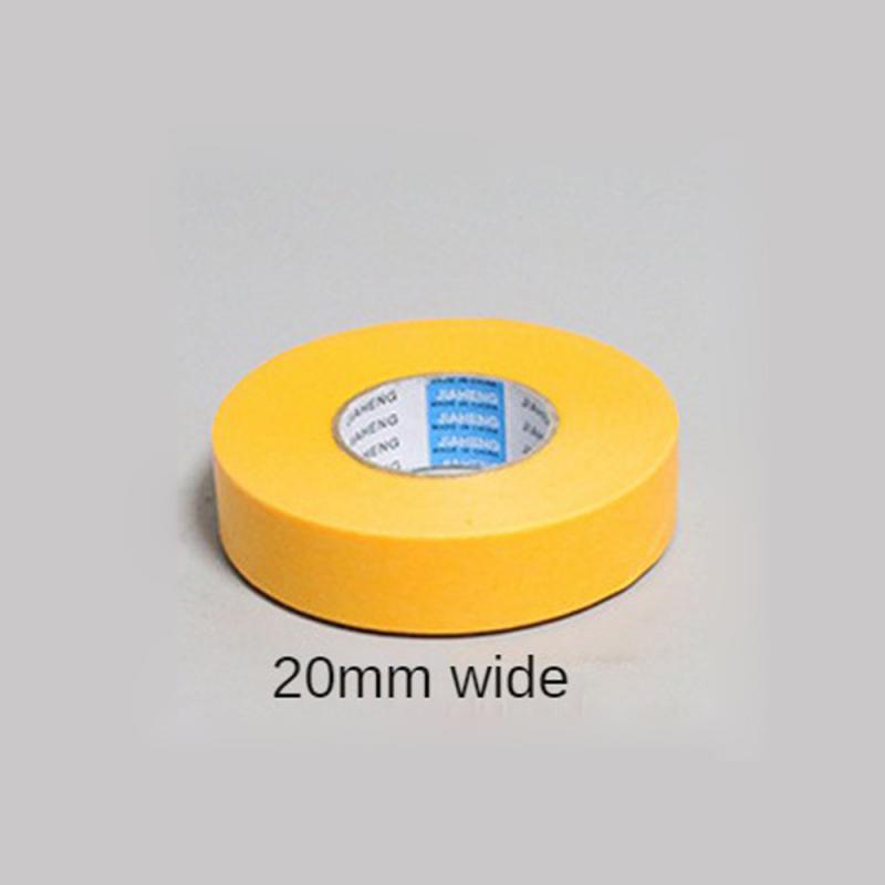 50M Paper Tape Yellow High Viscosity Spray Paint Masking Protection Beauty Seam Color Separation And Paper Masking: Silver