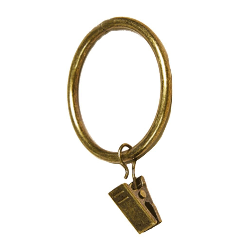 Metal curtain clip, curtain ring, curtain ring buckle, hanging ring metal, curtain clip hook curtain holdbacks: 3 / 3.5mmX35mm