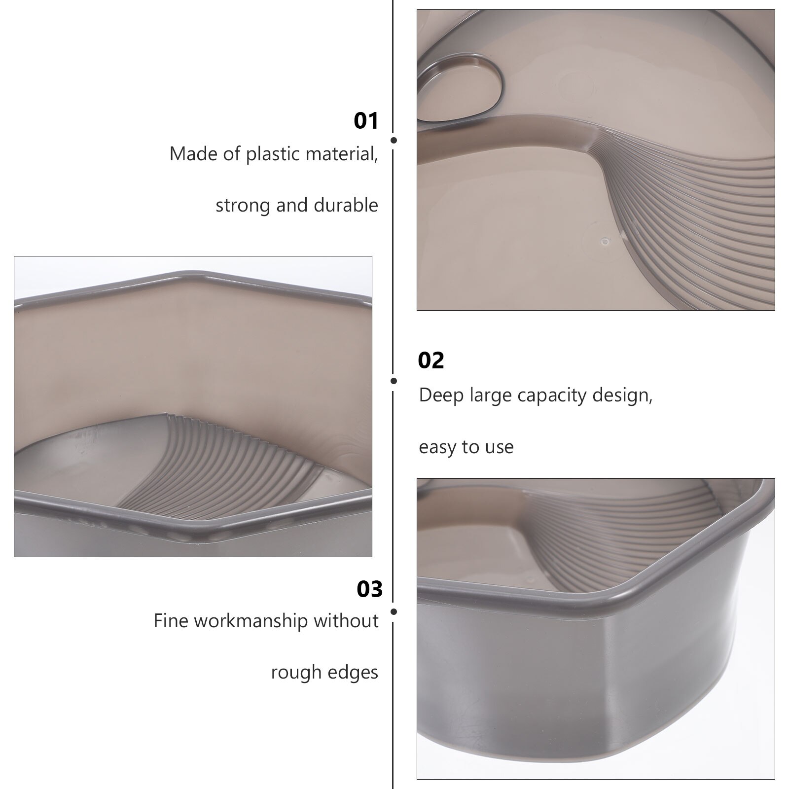 Household Tortoise Tank Semi-transparent Turtle Cage Plastic Reptile Tank Reptile Accessory