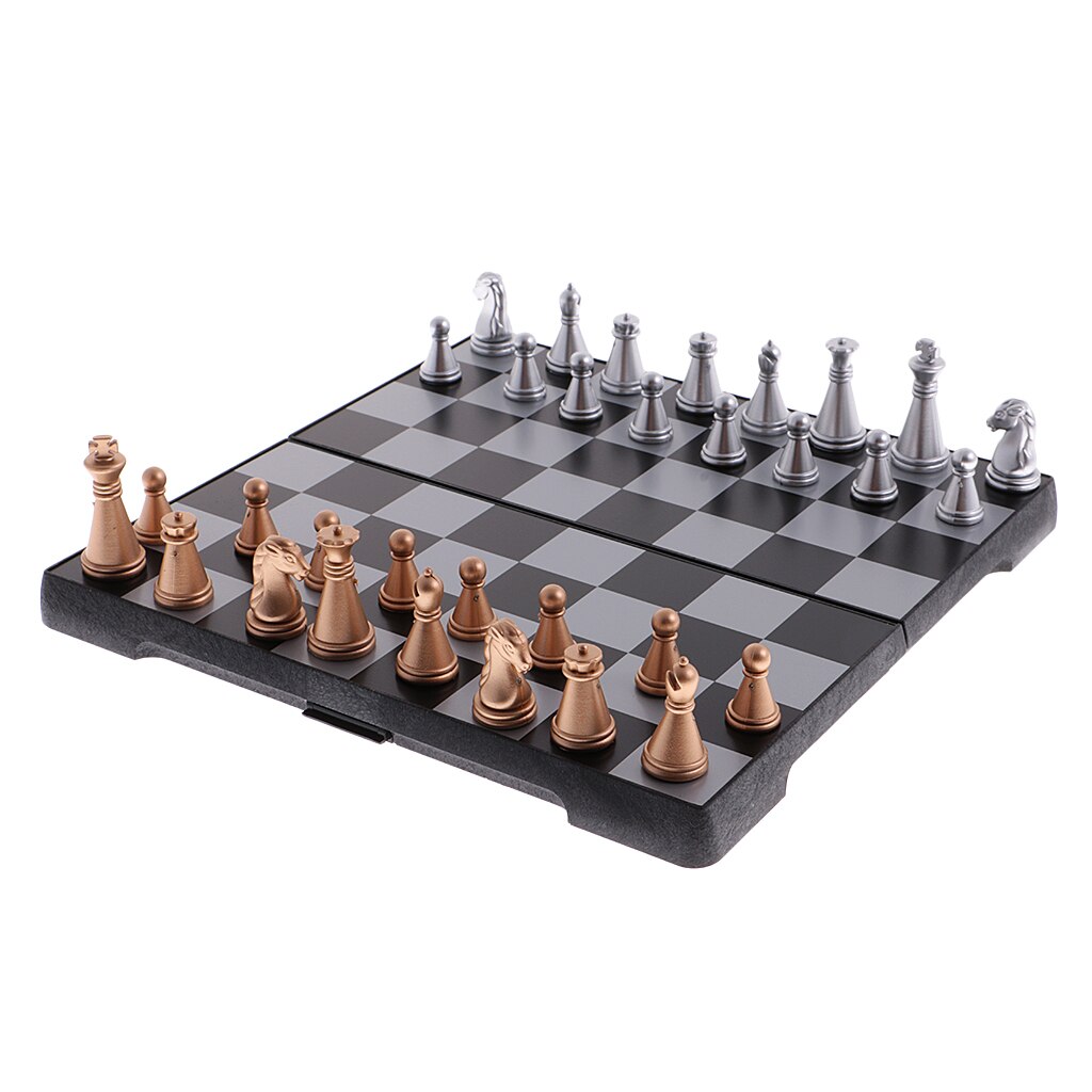 Foldable & Portable Chess Set - Chess Board Games - Travel Set