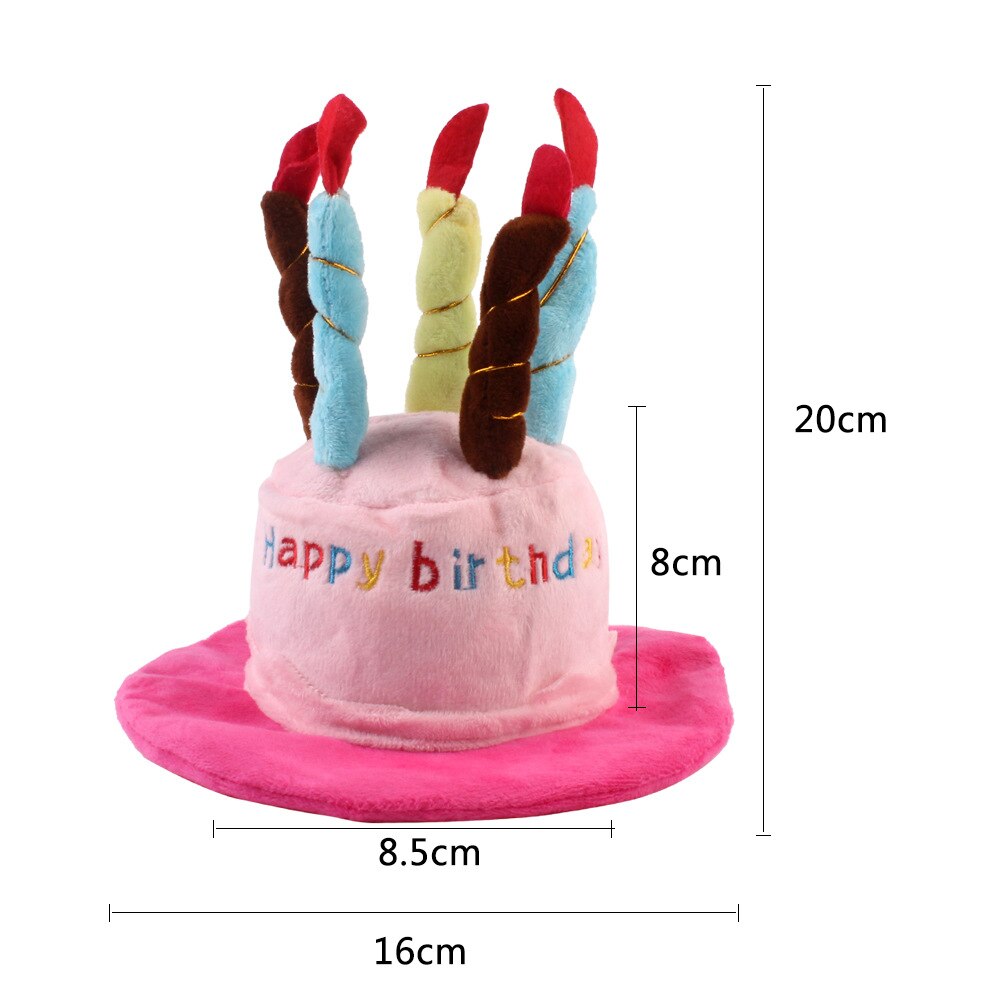 2 Stks/set Huisdier Verjaardag Hoed En Bandana Leuke Taart Cap En Brief Print Driehoek Sjaal Honden Katten Verjaardag Kostuum Accessoires